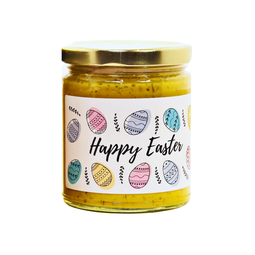 Easter Eggs Greeting Card Mustard