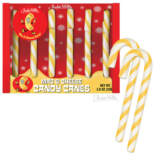 Archie McPhee Mac & Cheese Candy Canes