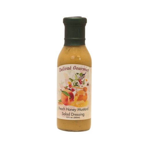 Delicae Gourmet Peach Honey Mustard Salad Dressing