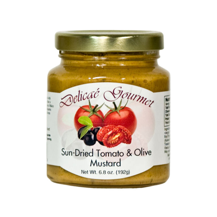 Delicae Gourmet Sun-Dried Tomato & Olive Mustard