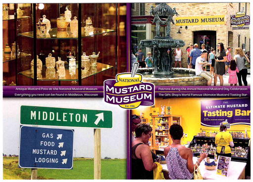 Mustard Museum Postcard National Mustard Museum