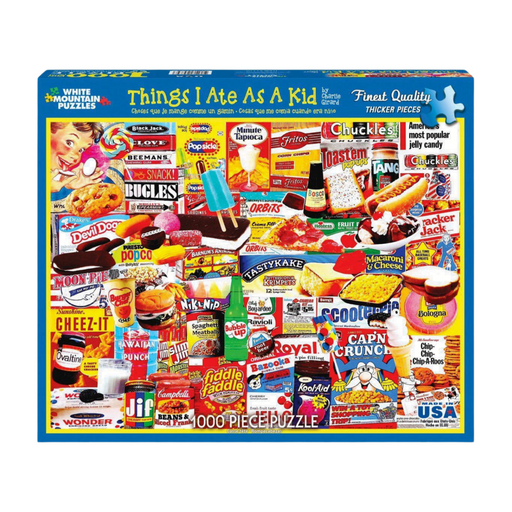 White Mountain Puzzles Things I Ate As A Kid Puzzle