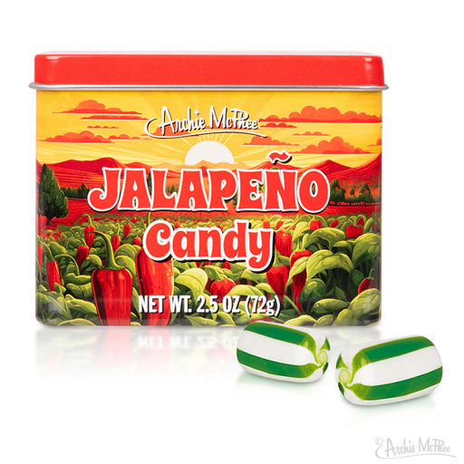 Archie McPhee Jalapeño Candy Tin
