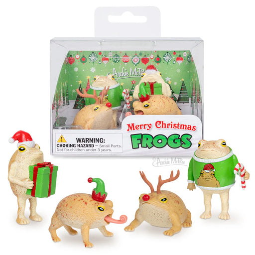 Archie McPhee Merry Christmas Frogs