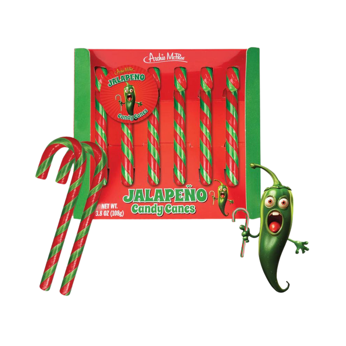 Archie McPhee Jalapeño Candy Canes