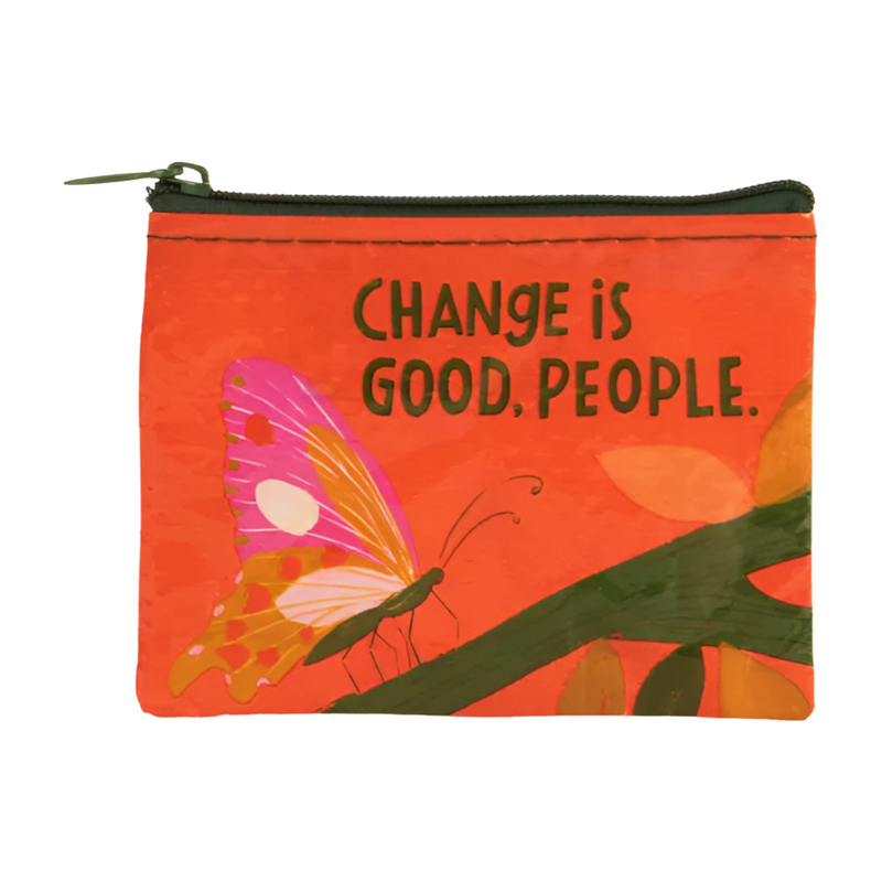 Blue Q Coin Purse - Change Is Good, People