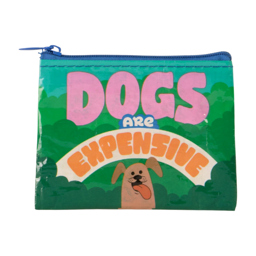 Blue Q Coin Purse - Dogs Are Expensive