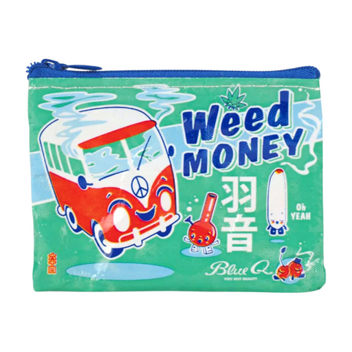 Blue Q Coin Purse - Weed Money