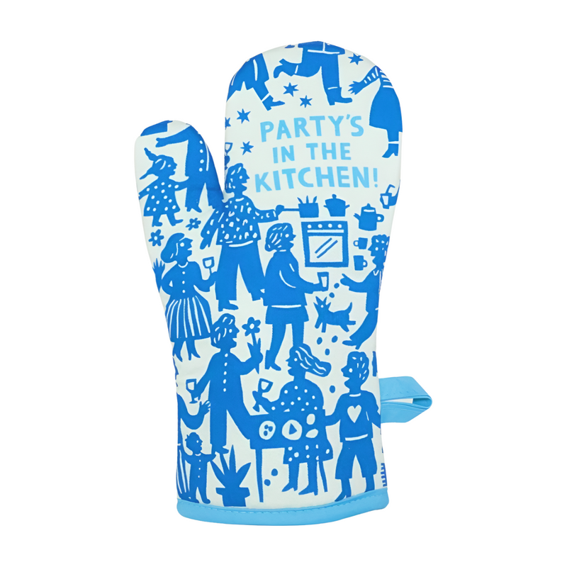 Blue Q Oven Mitt - Party's In The Kitchen