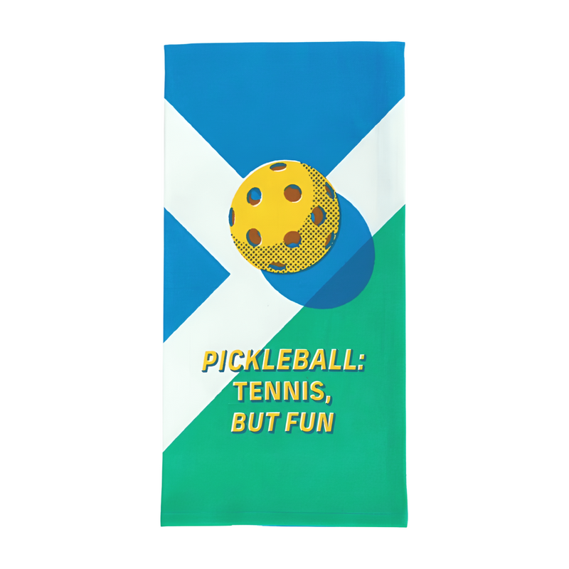 Blue Q Screen Printed Dish Towel - Pickleball