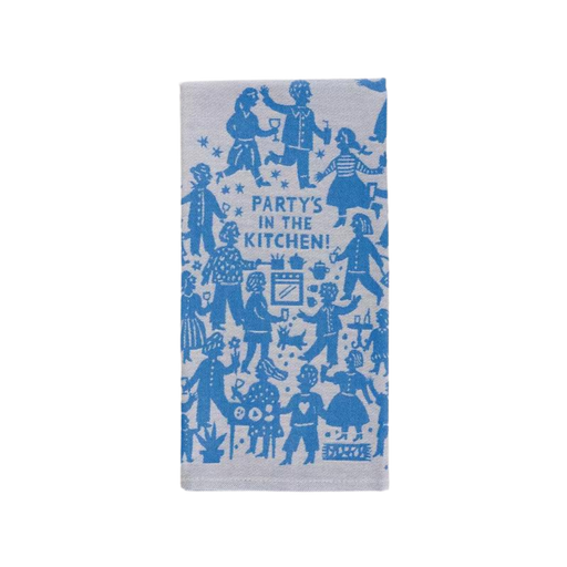 Blue Q Woven Dish Towel - Party's In The Kitchen