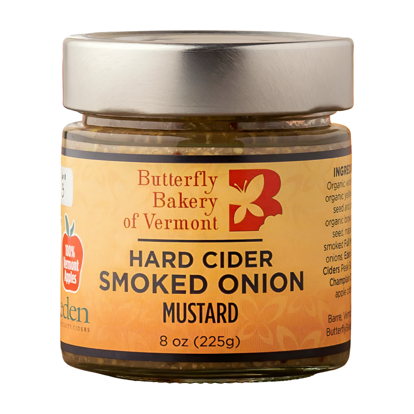 Butterfly Bakery Hard Cider Smoked Onion Mustard
