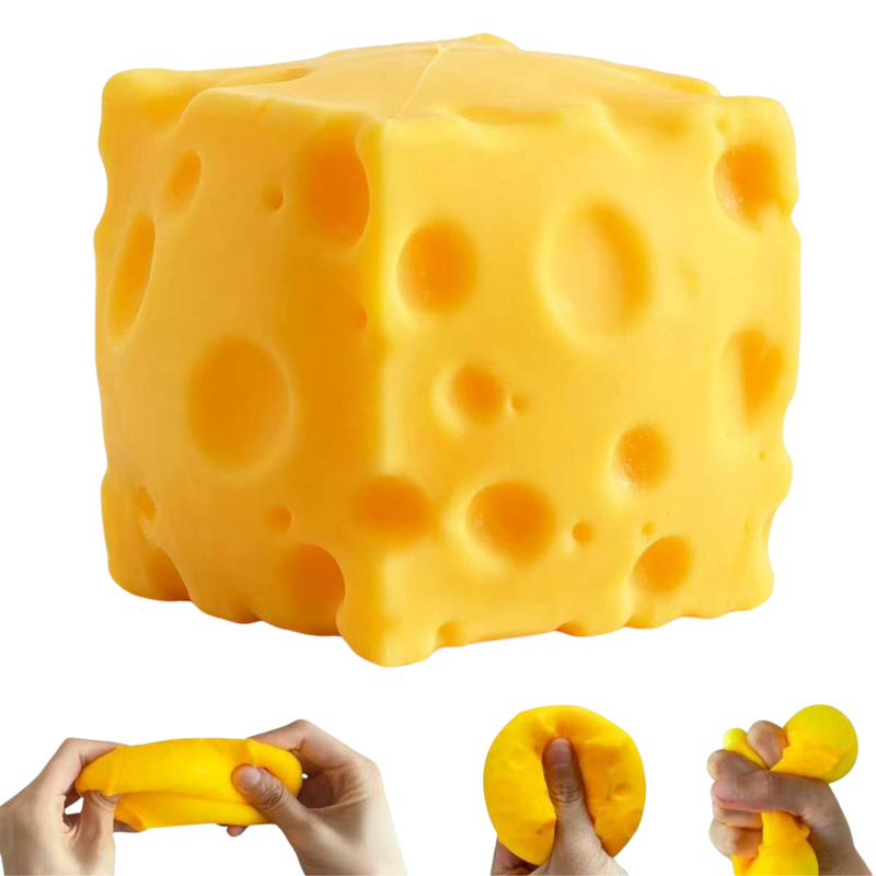 Cheese Cube Squishy Fidget Toy