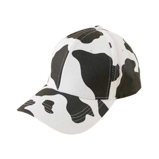 Cow Print Baseball Cap