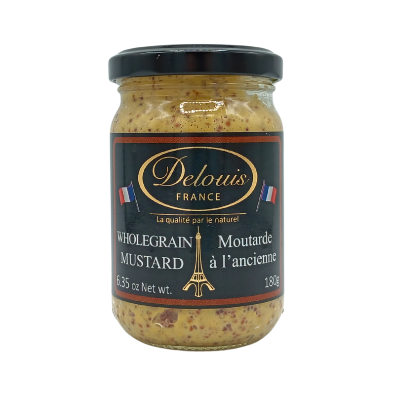 Delouis Wholegrain Mustard (Moutarde à l'Ancienne)