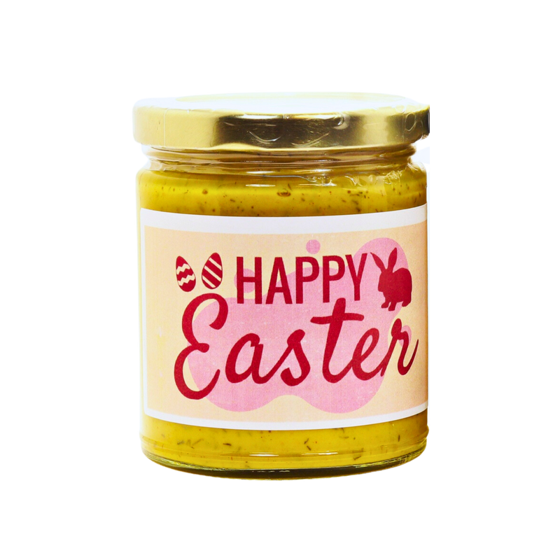 Easter Greeting Card Mustard - Bunny