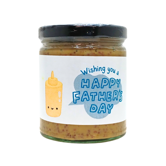 Father's Day Greeting Card Mustard - Mustard Cartoon