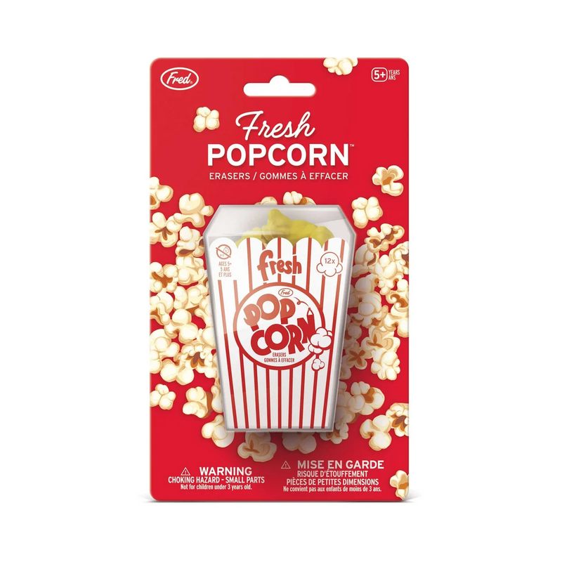 Fred Fresh Popcorn Erasers
