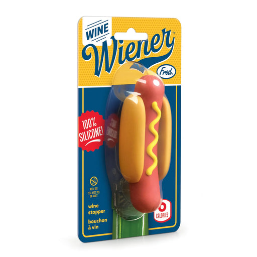 Fred Wine Wiener Bottle Stopper