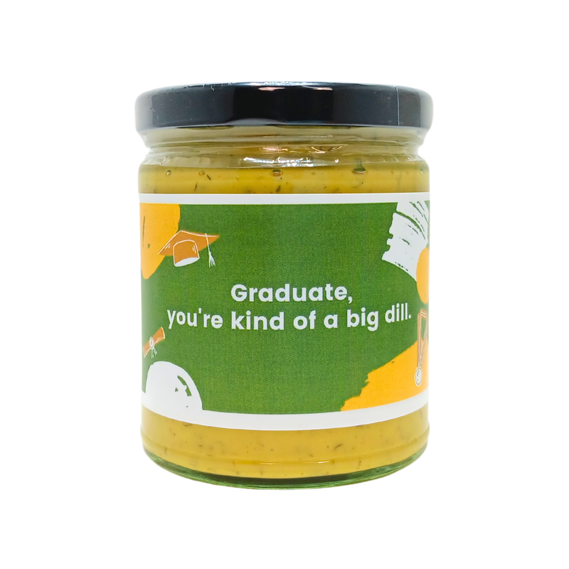 Graduation Greeting Card Mustard - Big Dill