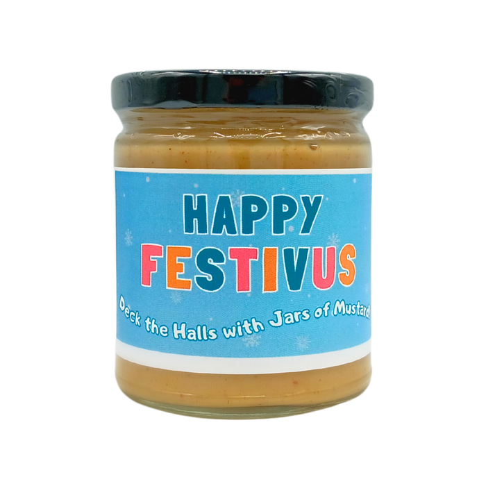 Happy Festivus Greeting Card Mustard