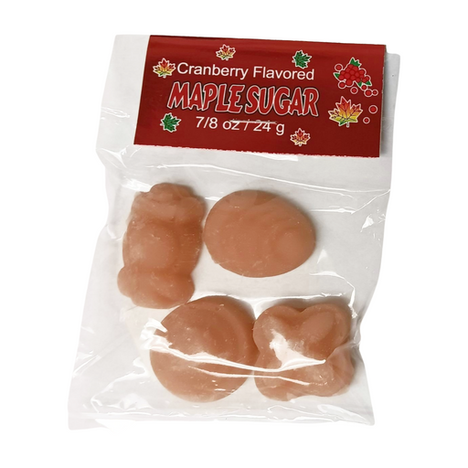 Maple Hollow Cranberry Maple Sugar Candy Leaves
