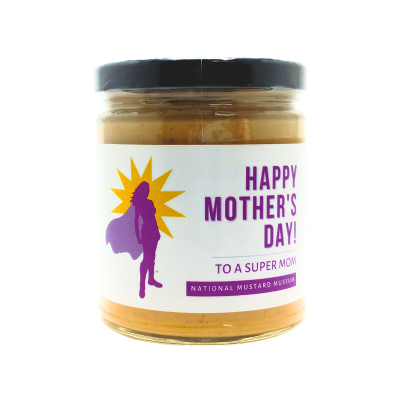 Mother's Day Greeting Card Mustard - Super Mom