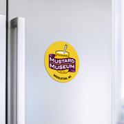 Mustard Museum Round Logo Magnet
