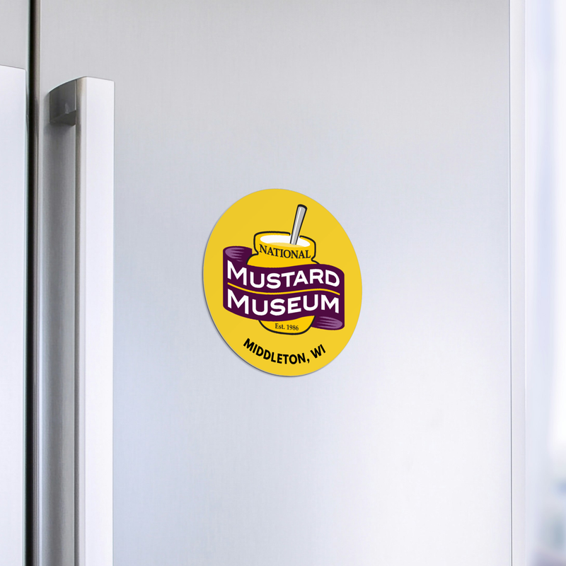 Mustard Museum Round Logo Magnet
