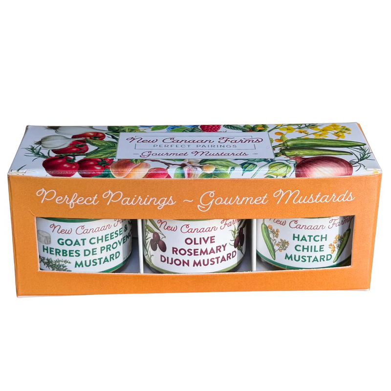 New Canaan Farms Perfect Pairings Mustard Trio