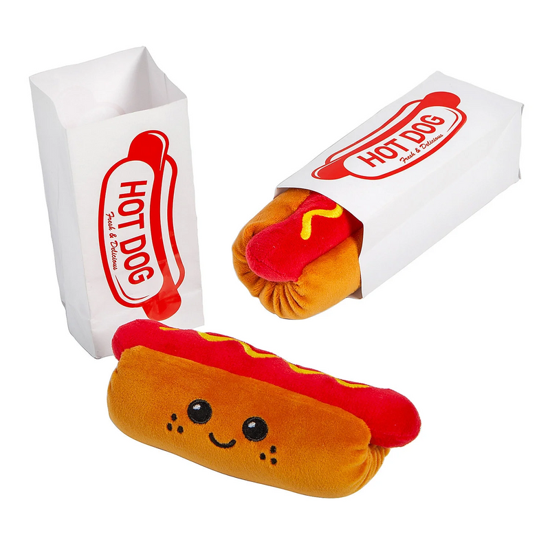 Smiling Hot Dog Plush