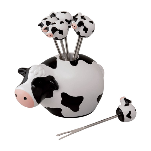 Supreme Housewares Cow Party Fork Set