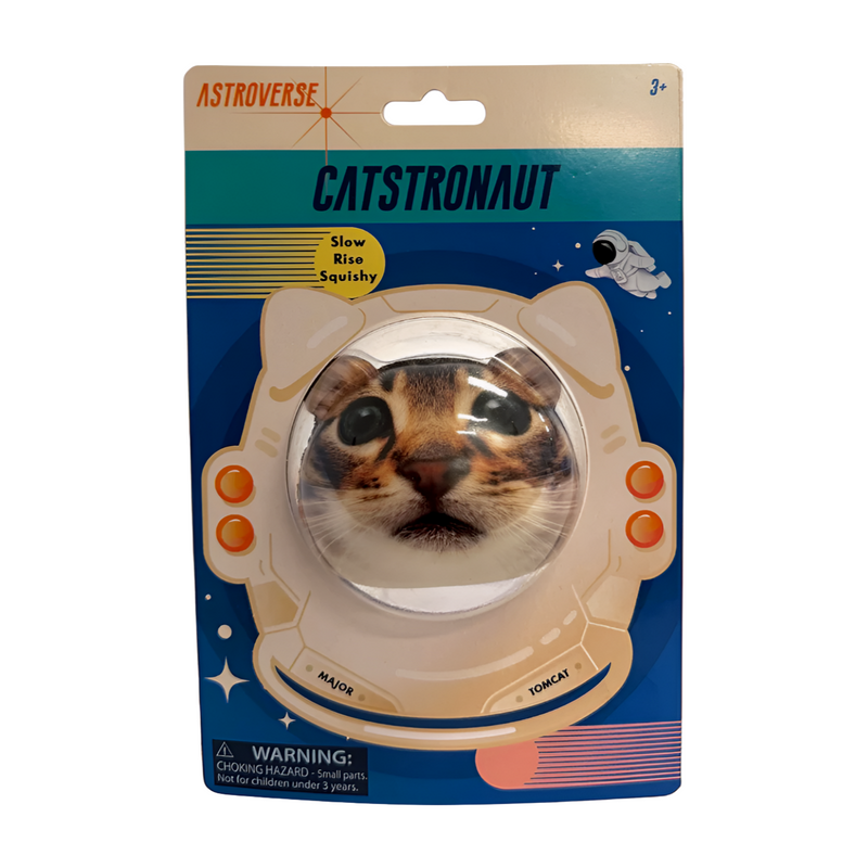 Toysmith Astroverse Catstronaut Squishy Ball