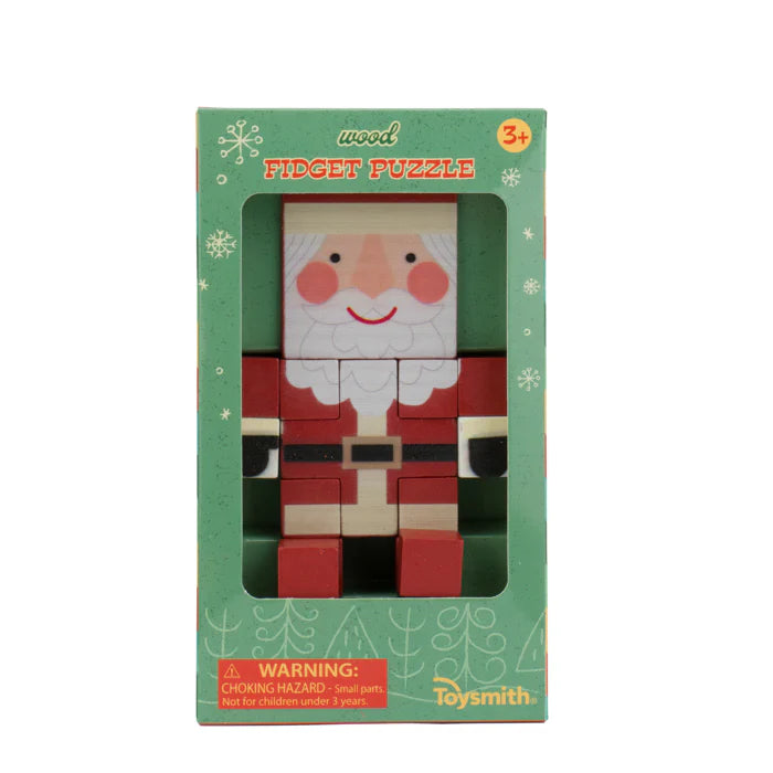 Toysmith Holiday Wood Fidget Puzzle