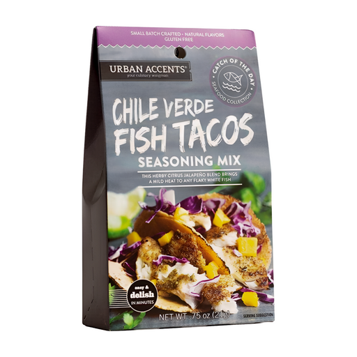 Urban Accents Chile Verde Fish Tacos Seasoning Mix