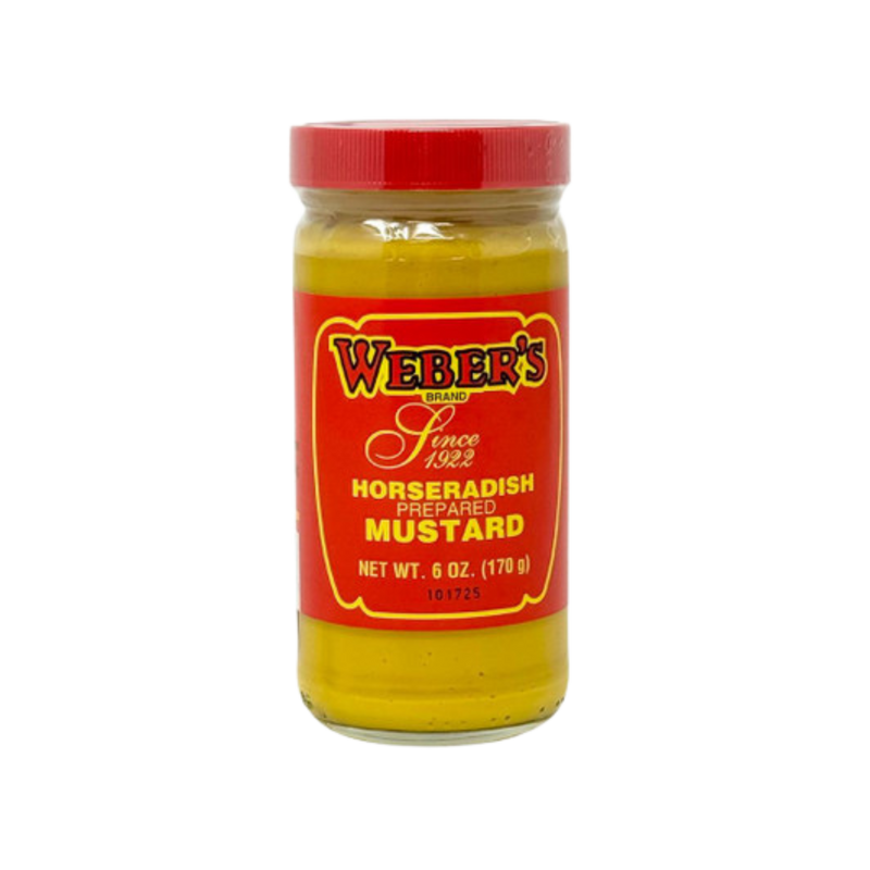 Weber's Horseradish Prepared Mustard (6 oz)