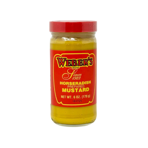 Weber's Horseradish Prepared Mustard (6 oz)