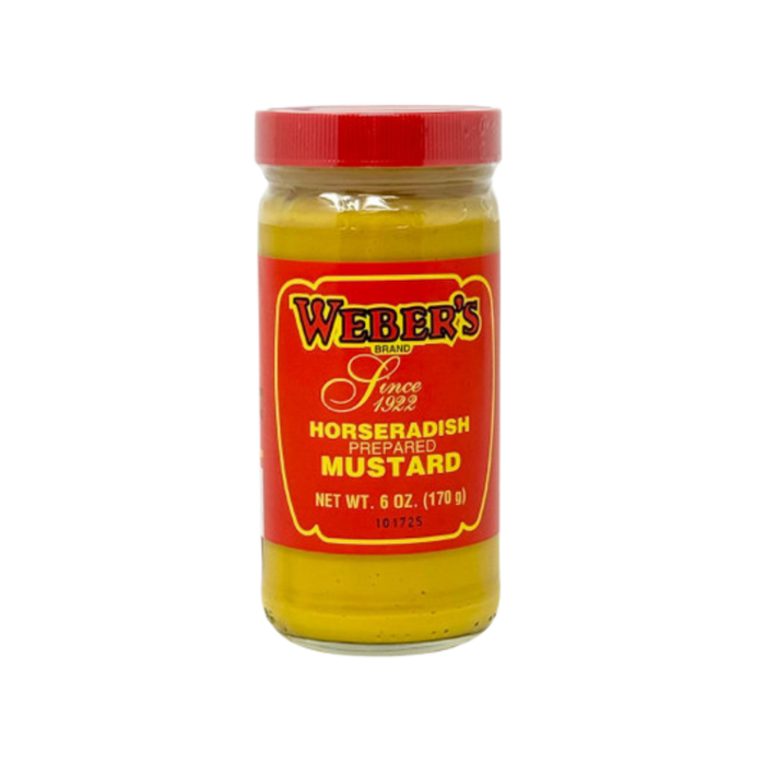 Weber's Horseradish Prepared Mustard (6 oz)