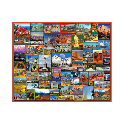 White Mountain Puzzles Best Places in America Puzzle