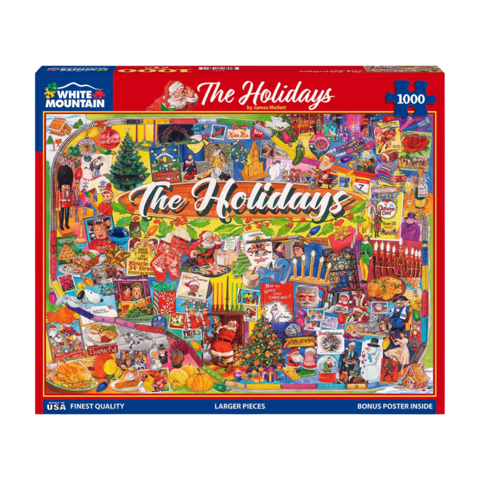 White Mountain Puzzles The Holidays Puzzle