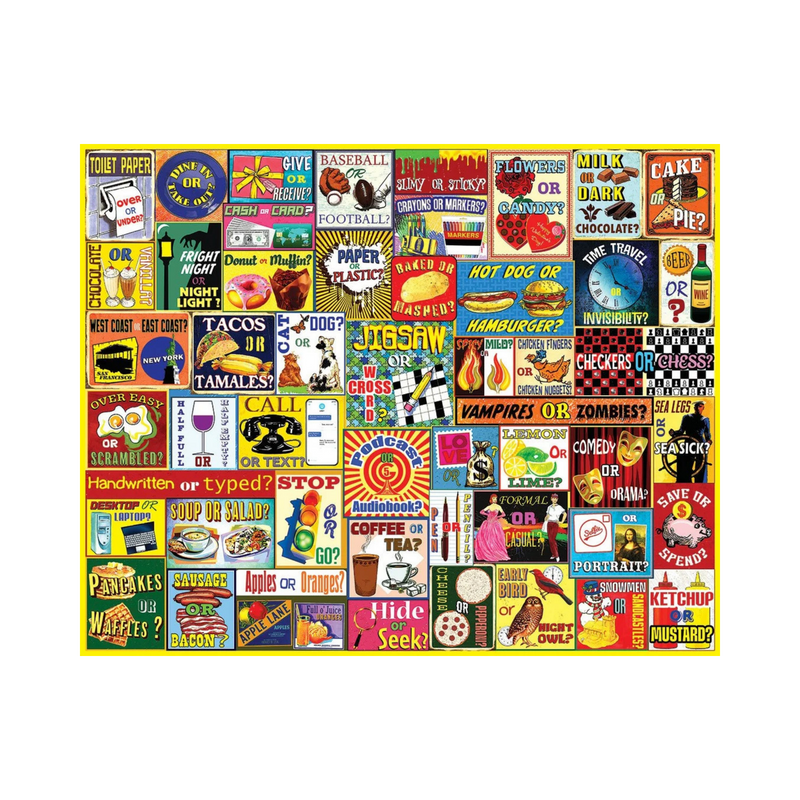 White Mountain Puzzles This or That Puzzle