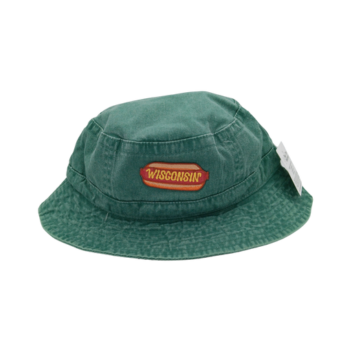 Wisconsin Hot Dog Bucket Hat (Teal)