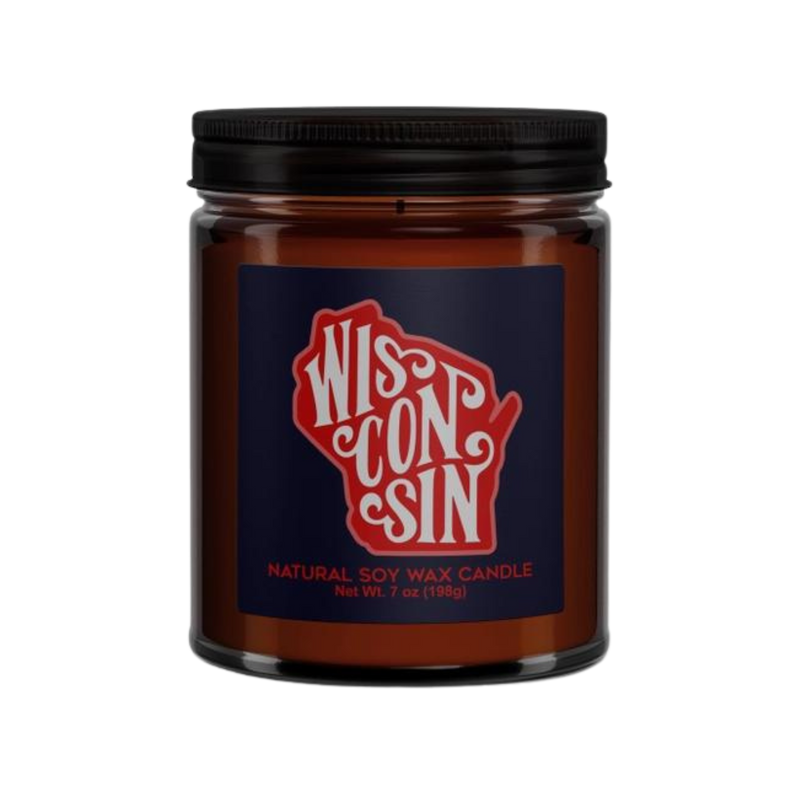 Wisconsin Retro Soy Candle