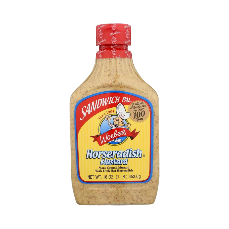 Woeber's Sandwich Pal Horseradish Mustard