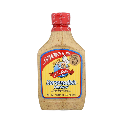 Woeber's Sandwich Pal Horseradish Mustard
