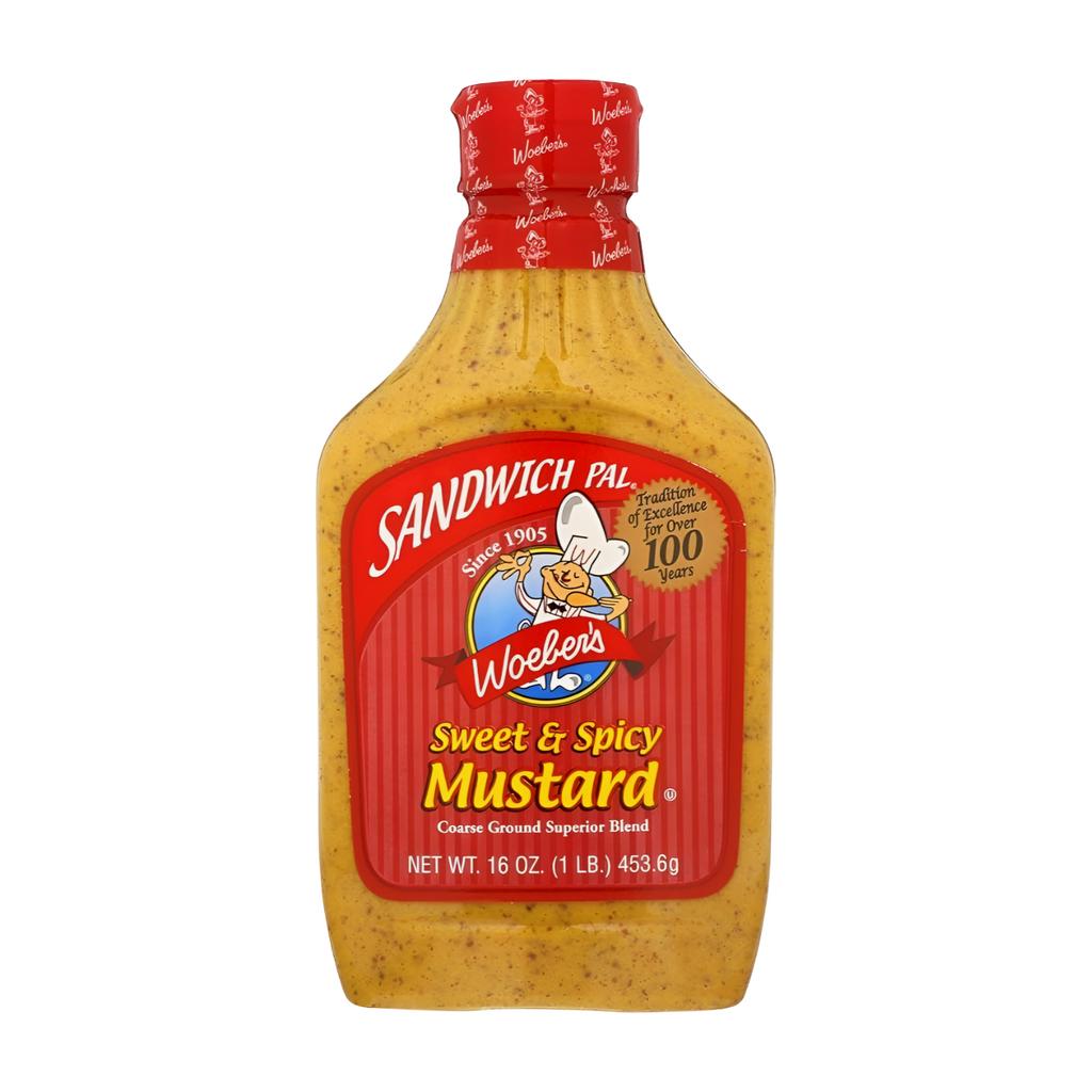邦楽 wface hot beefsandwiches Woeber's Sandwich Pal Sweet & Spicy Mustard — National Mustard Museum