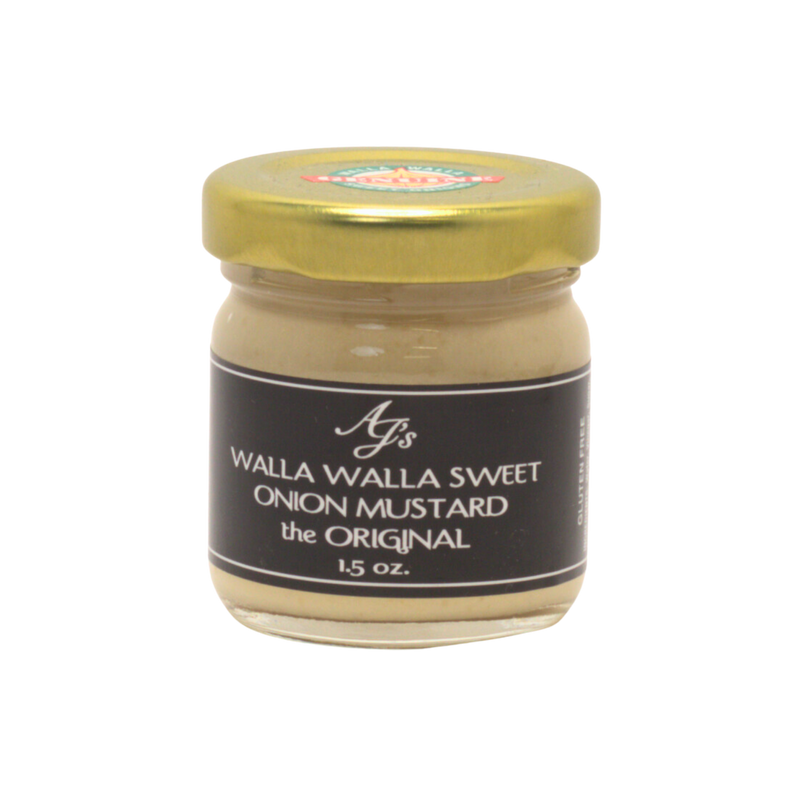 AJ's Walla Walla Sweet Onion Mustard 1.5 oz