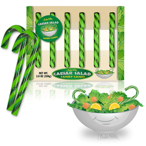Archie McPhee Caesar Salad Candy Canes