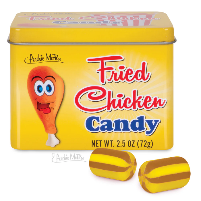 Archie McPhee Fried Chicken Candy Tin