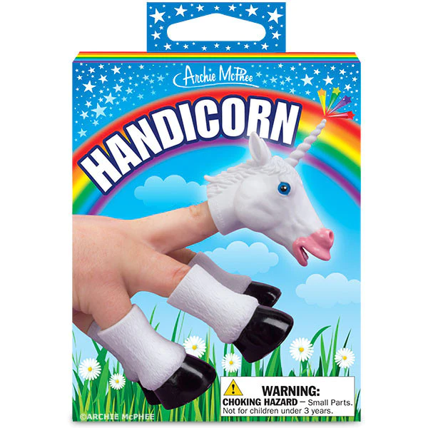 Archie McPhee Handicorn Finger Puppet